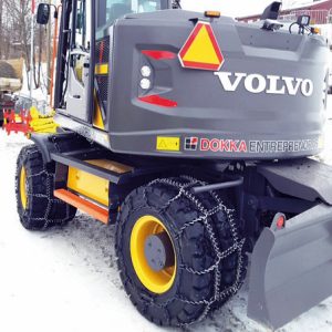 Helflytende piggkjetting tvilling 10.00-20 9mm